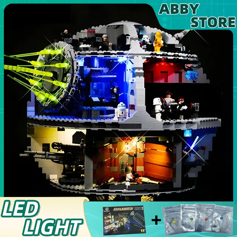 

DIY RC LED Light Kit For LEGO 75159 Death Star (Only LED Light,Without Blocks Model)