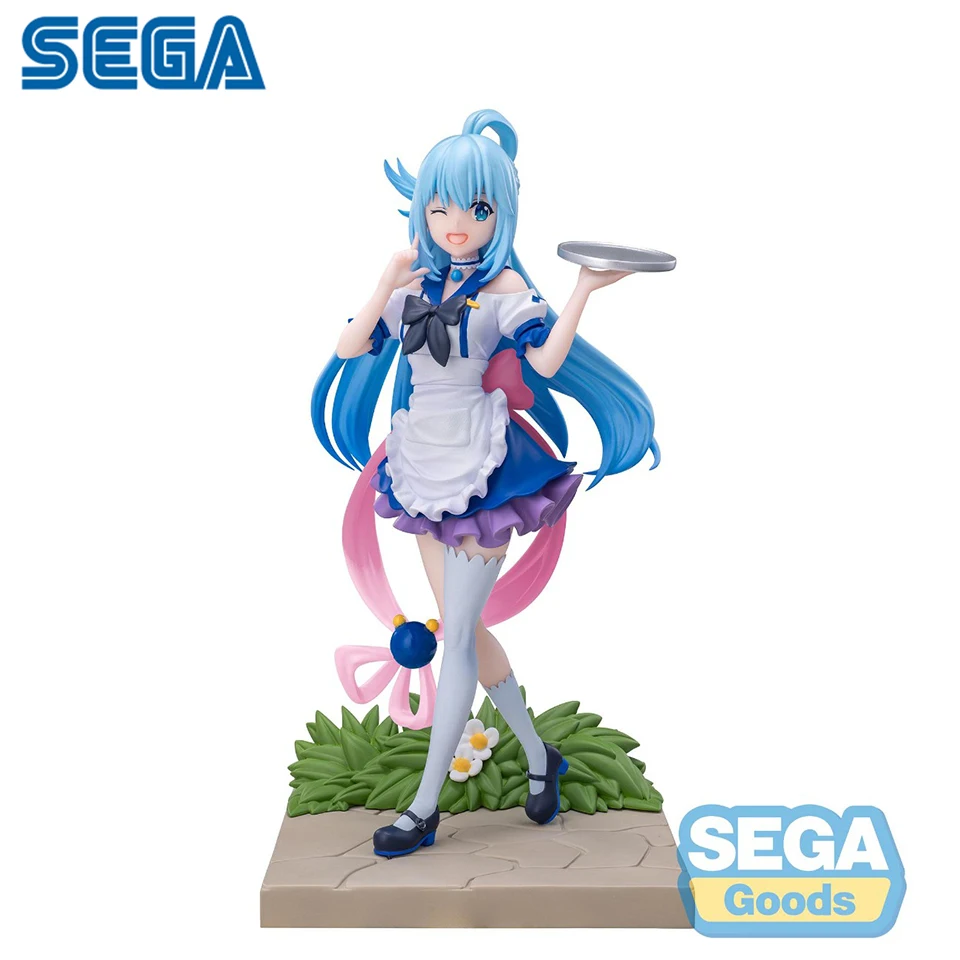 SEGA God's Blessing On This Wonderful World figura de Anime Aqua Original, modelo de PVC, juguete de colección, regalo, 18cm