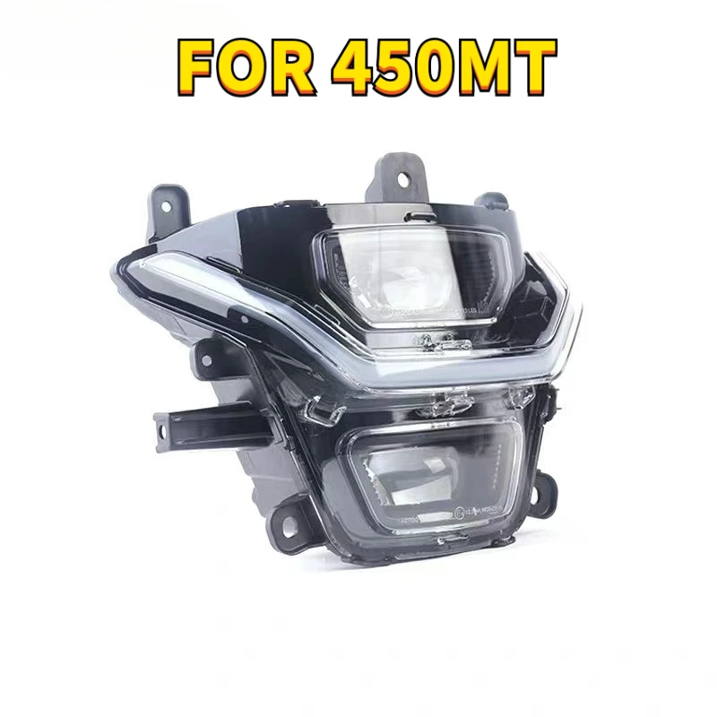 قطع غيار الدراجات النارية الجبهة العلوي كشافات الجمعية ل CFMOTO 450MT CF450MT CF400-8 /8A رئيس ضوء مصباح #1