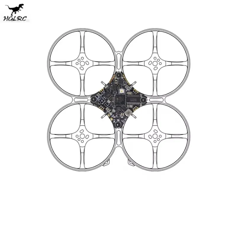 HGLRC SPECTER 10A AIO FC1-2S ELRS 2.4G Receiver 400mW Image Transmission AIO Flight Controller for 65-85mm Whoop Toothpick