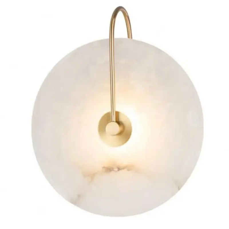 

A93Z For Indoor Decorative Lamps Iron Night Light For Indoor Wall Sconce Lamp Luxury Marble Design For Hotel Living Room Or Bedr