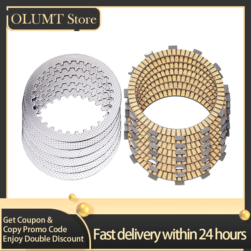 Road Passion Motorcycle Engine Parts Clutch Plates & Steel Friction Disc Kit For CFMOTO NK650 NK 650