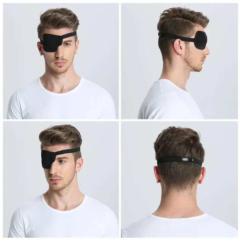 3D-Einzel-Augenklappe, verstellbar, atmungsaktiv, weiche Augenklappe für Amblyopie, Strabismus, Astigmatismus, für rechte oder linke Augen – Detail 10