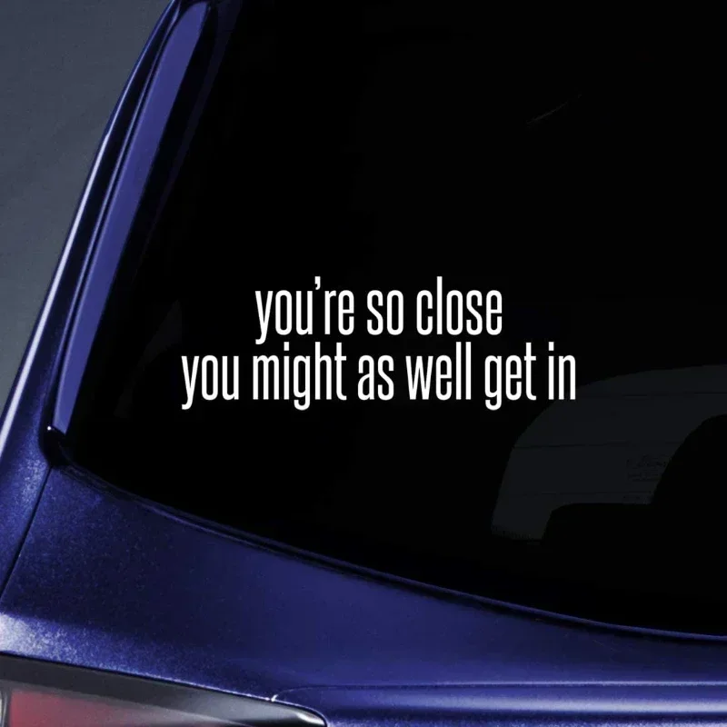 

Preparing the tailgate, you are so close and fun with waterproof car rear windshield window decoration and beauty