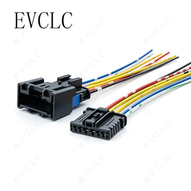 1 Set 6 Pin Automotive Connectors 98825-1061 for Peugeot 206 207 208 Rear Tail Light Connector Pre-Wiring 301 307 308 508 1007