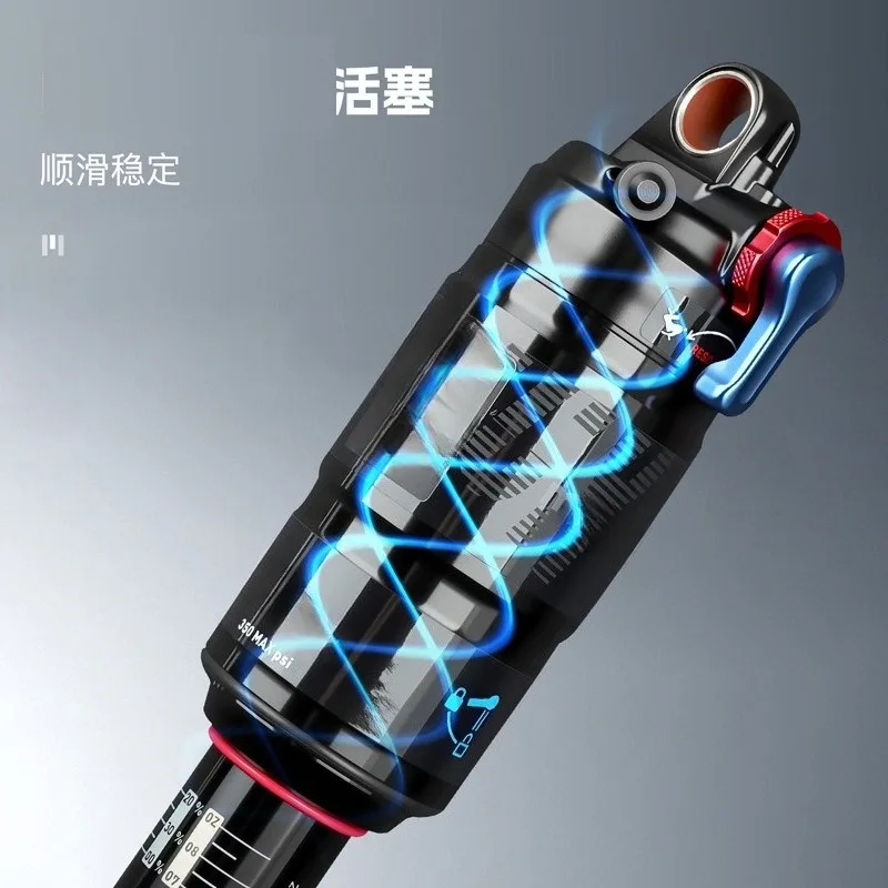 Suitable for downhill mountain bike, mountain bike soft tail shock absorber rear tank
