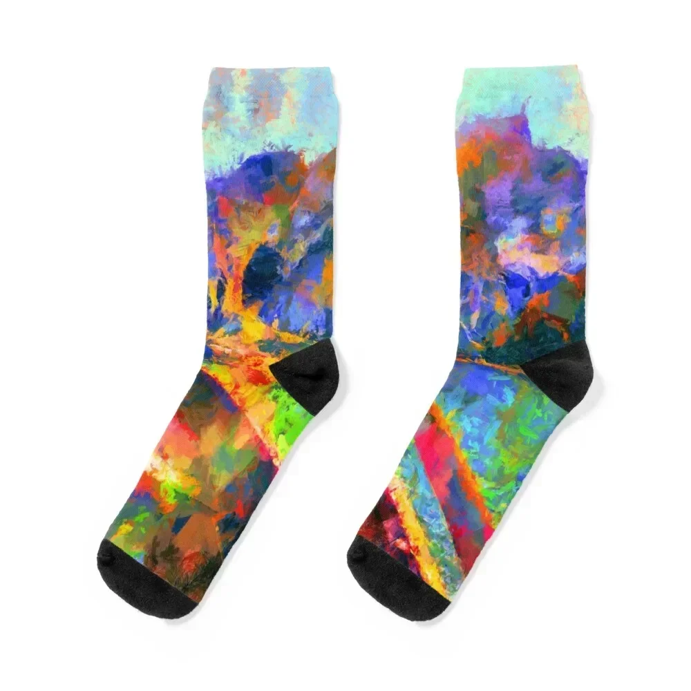 Lake of Beauty Socks luxe Soccer Socks Man Women's