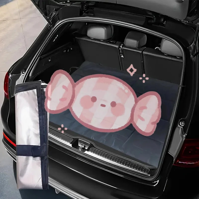 

Universal Waterproof Polyester Fiber Cargo Mat Portable Dustproof Luggage Liner Pet Mat For Car SUV Trunk Protection