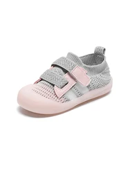 Baby Boys Girls Fashion Breathable Non-slip Knitted Sneakers Rubber-soled  Toddler Outdoor Walking Baby Shoes