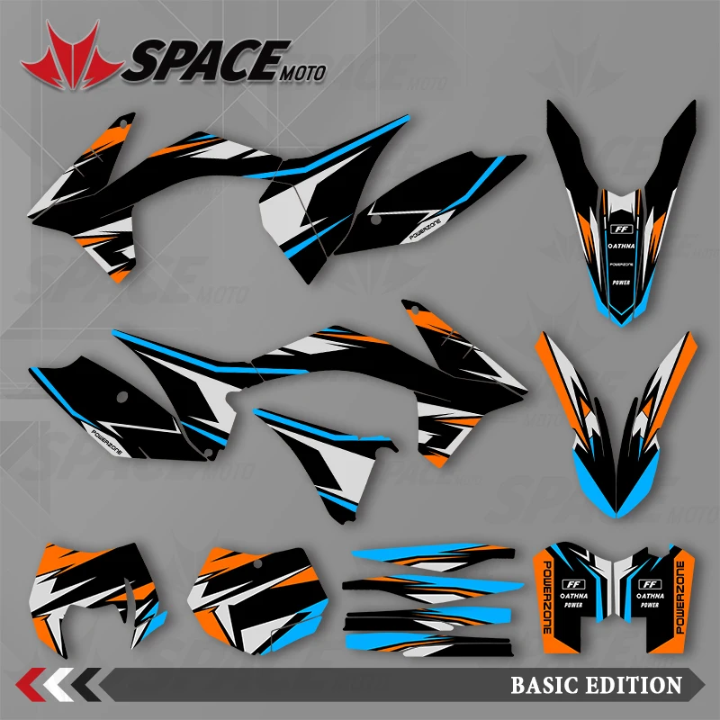 

SPACE MOTO Graphics Background Decals Stickers Motorcycle For KTM 11-12SXF 12-13EXC
