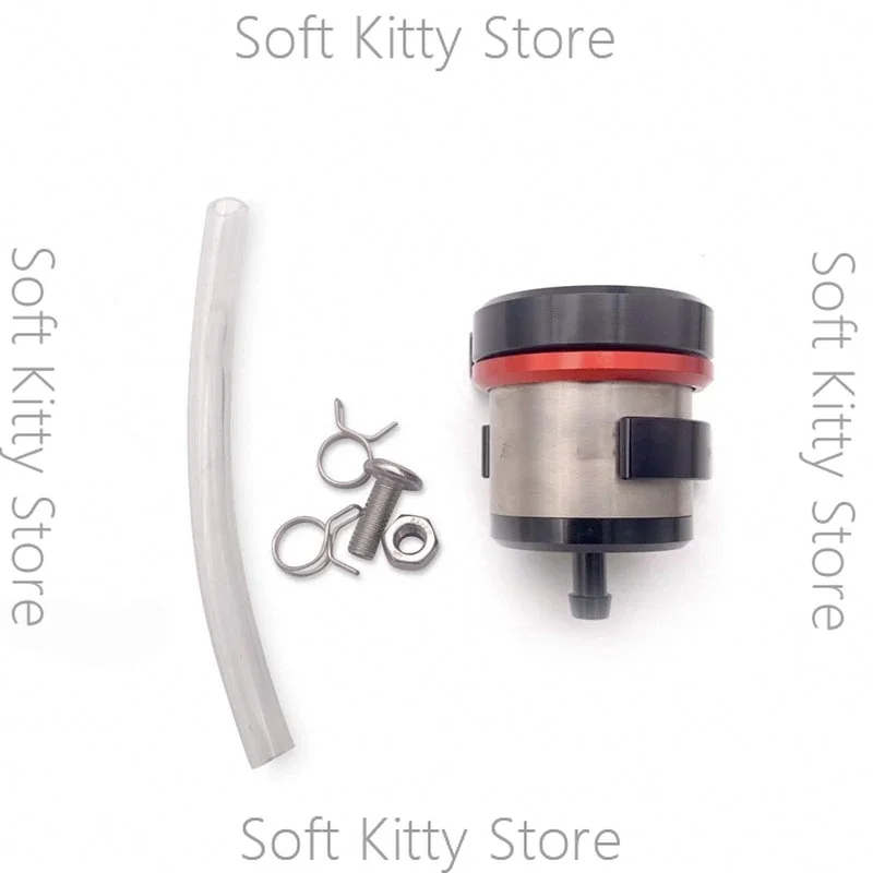 Integrated titanium alloy oil cup suitable for Brembo RCS/CC direct push pump brake oil pot