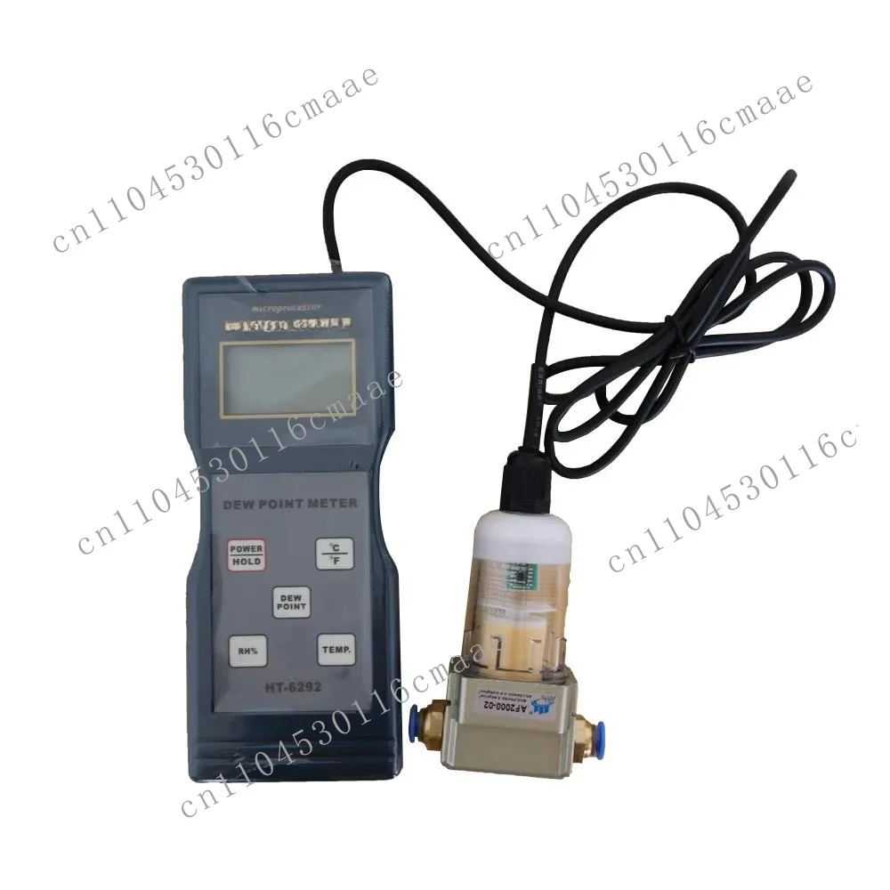 HT-6292 Industrial Dew Point Analyzer Compressed Air Gas Tester Intelligent Handheld Temperature and Humidity Meter 220V