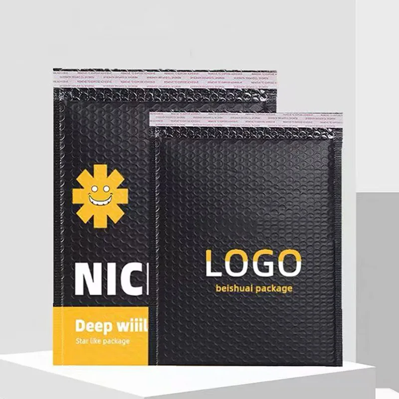 30Pcs/lot Colorful Print Mailer Bag Gift Packaging Shipping Bubble Envelope Plastic Padded Envelopes Customize Logo