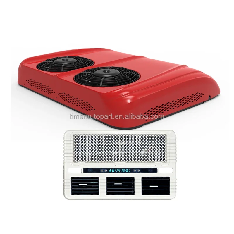 Wholesale Air Conditioning System Marine Dc 24V 48 Volt Parking Cooler Air Conditioner for Camper Semi Truck Ac Unit for Sale