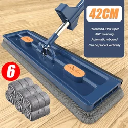 Large Flat Mop Self-contained Slide Microfiber Floor Mop Wet and Dry Mop For Cleaning Floors Home Cleaning Tools