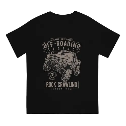 Imagen 2 del producto Camiseta Vintage Tacoma Rock Crawling Legend para hombre, camisetas de algodón con cuello redondo, camisetas Vintage de camión, camisetas de manga corta 4XL 5XL