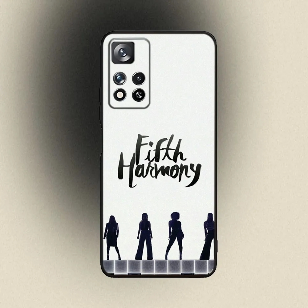 F-Fifth Harmonyเคสโทรศัพท์สําหรับSamsung Galaxy A20,A21s,A22,A31,A32,A52, a53,A72,73,A80,A91 นุ่มปกสีดํา