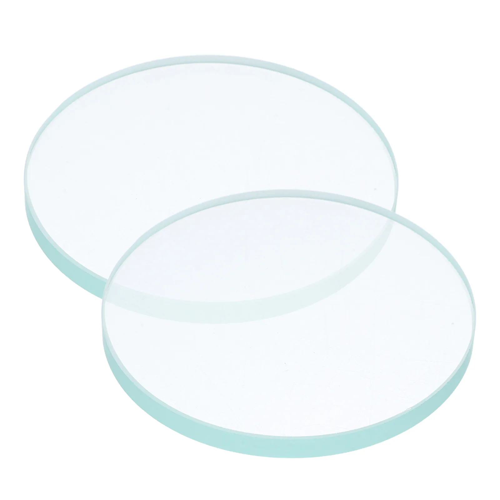 2Pcs Round Tempered Glass Cover for Water Meter 76Mm Replacement Transparent Scratch Resistant Antifreeze Water Meter Glass
