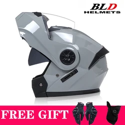 Gratis Verzending Full Face Race Motorhelm Dubbele Lens Binnenste Zonneklep Casco Moto Man Vrouwen Veiligheid Casque Moto Capacete