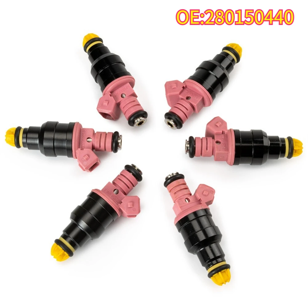 

High quality New For 1/6Pcs 0280150440 Injectors 0280150440 For BMW E36 328i M3 E39 Z3 M52 B28