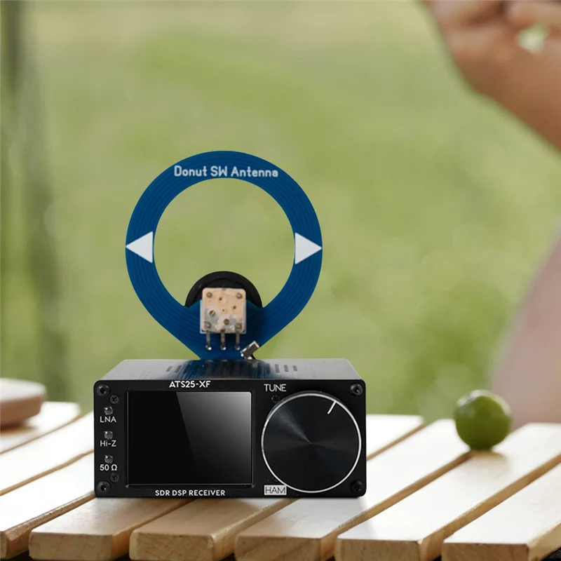 B04B-Receptor de rádio completo ATS25-XF FM LW SW CB MW WIFI 2.8 Polegadas TFT LCD Touch Screen Rádio portátil de banda completa