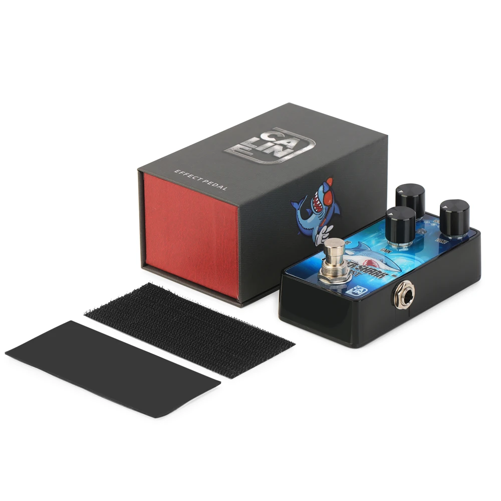 Caline G013 Pedal de efecto de guitarra Killer Shark Boost True Bypass, piezas y accesorios de guitarra eléctrica