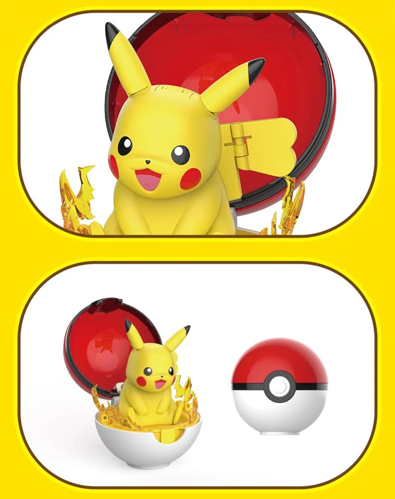 Pokemon Figur Bulbasaur Eevee Charmander Squirtle Pikachu Piplup Cubone Mimikyu Jigglypuff Pokeball Spielzeug Ornament Puppe – Detail 12
