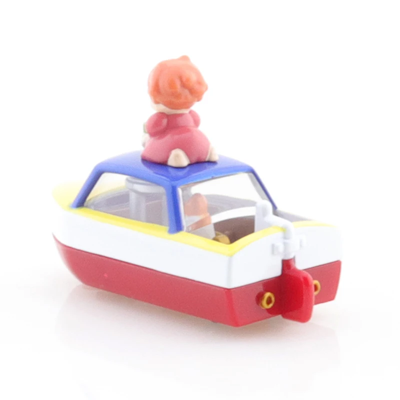 TAKARA TOMY Tomica Diecast Dream Tomica Ghibli 05 Ponyo on The Cliff By The Sea Sousuke`s Ponpon Ship Car Model Boy Toy Model