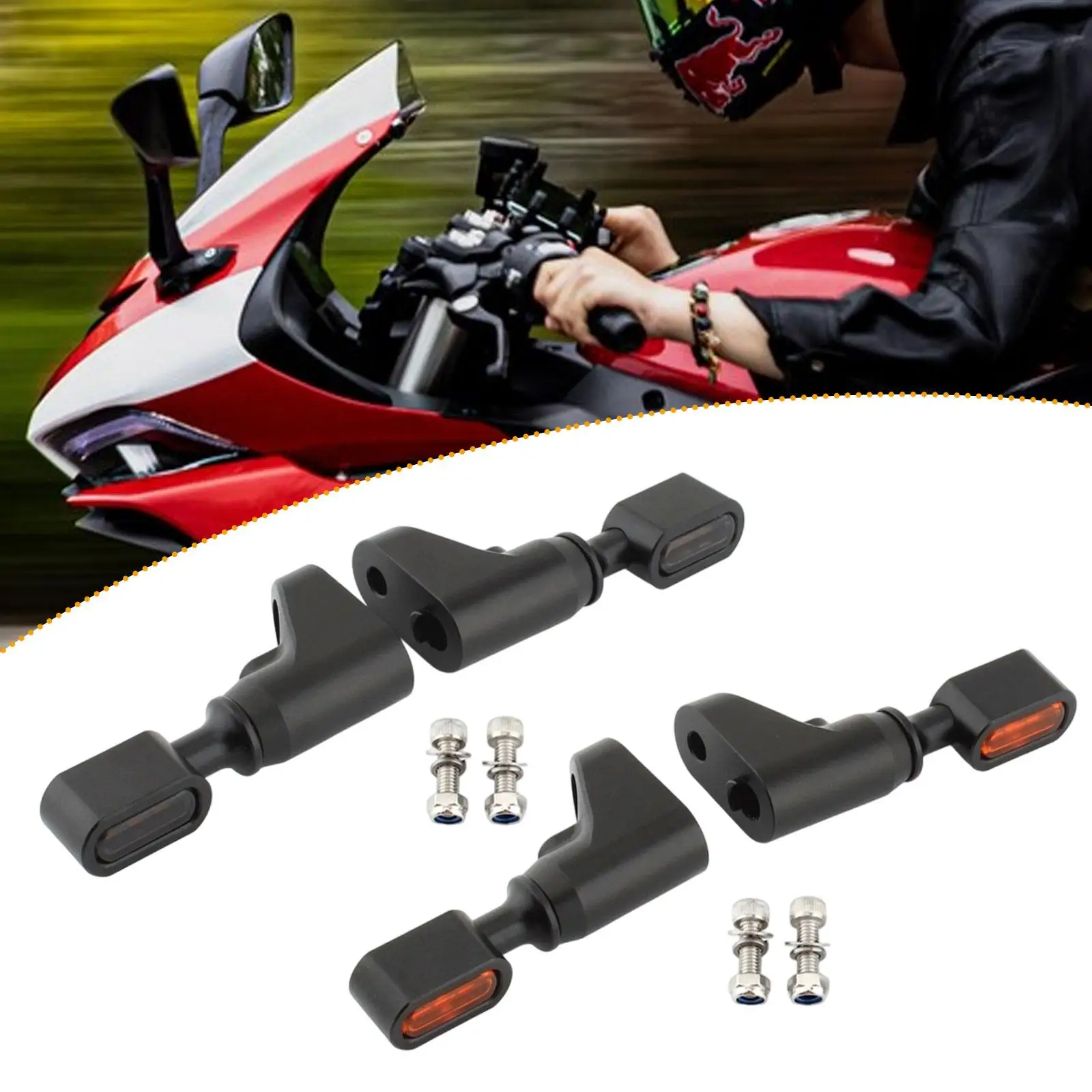 

Motorcycle Indicator Brackets Accs Turn Light Metal Indicator Bracket