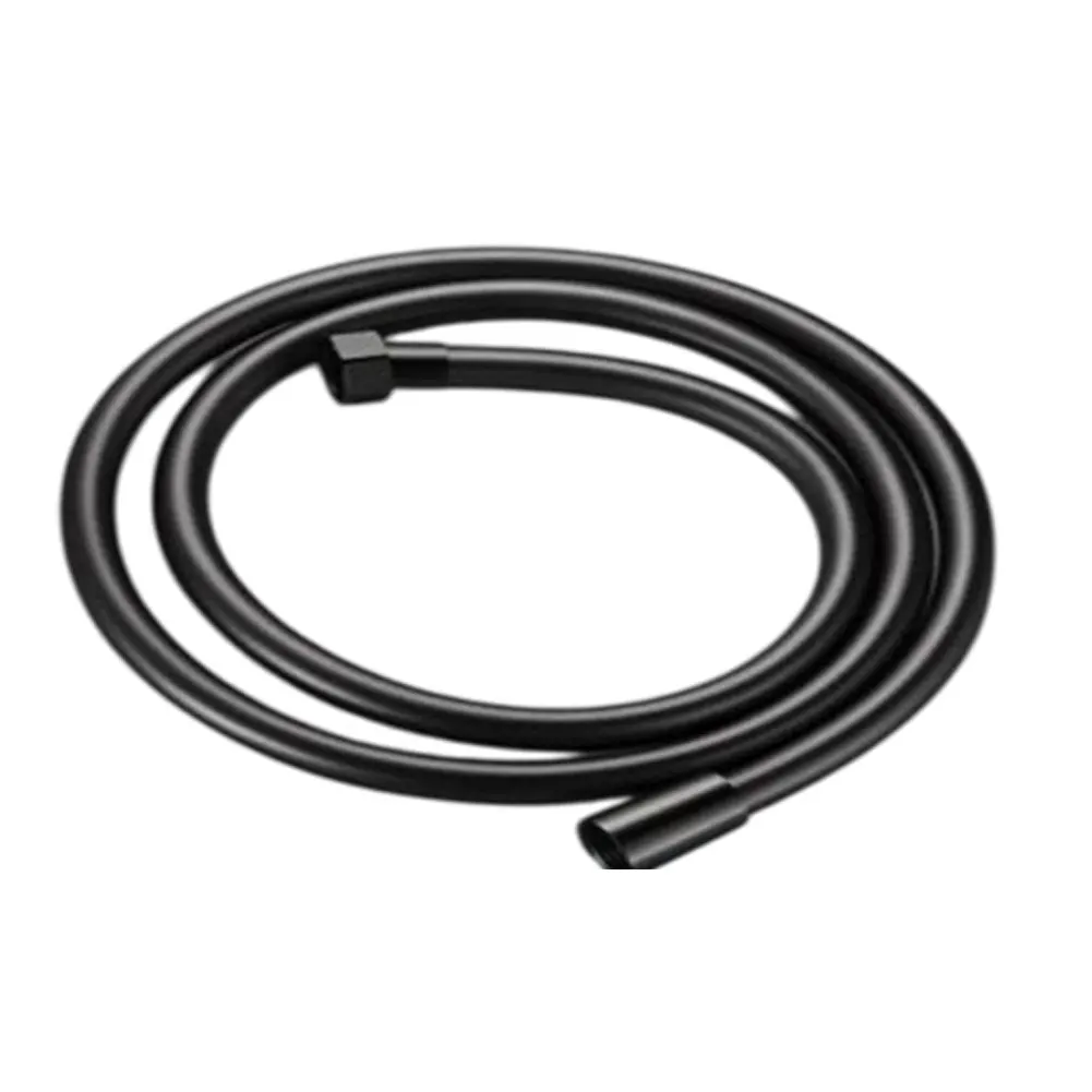 Selang Shower PVC Anti-Kusut 1,5m untuk Aksesoris Kamar Mandi, Sambungan Putar Bebas untuk Membersihkan Rumah