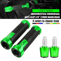 Motorcycle 7/8''22mm Non-slip Handlebar Grips Handle Bar Ends For Z250 Z300 Z400 Z500 Z650/RS Z750 Z800 Z900/RS Z1000 ER-6N Z H2