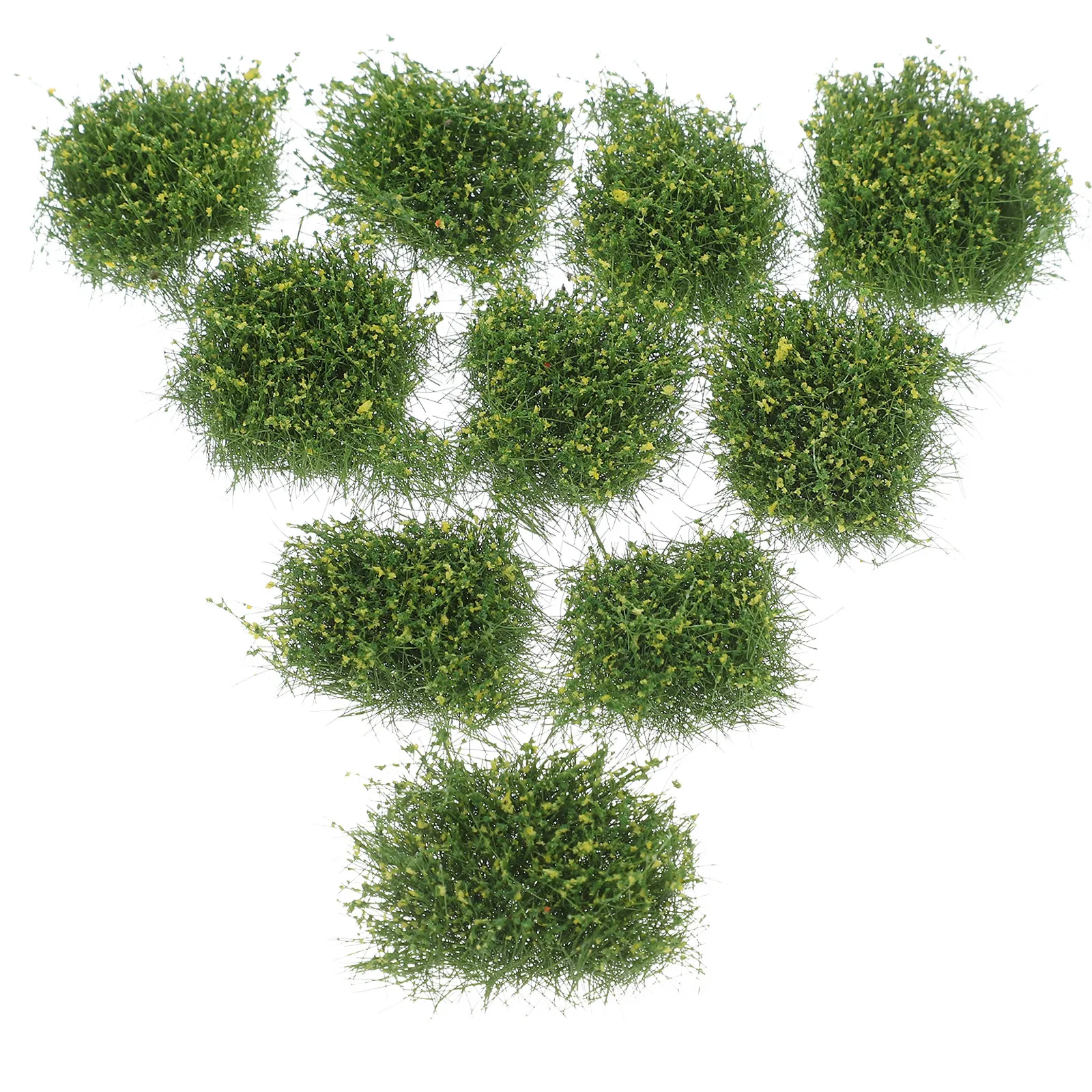 10 pcs Mini Miniature Landscape Garden Sand Table Halloween Christmas New Year Diorama Grass Tufts Plant