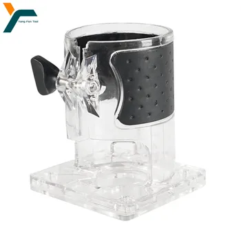 65mm 플 런지 라우터베이스 트리밍 밀링 머신 커버 Tupia Makita RT0700C DRT50 3709 370 전동 공구 용 목재 밀링 스탠드