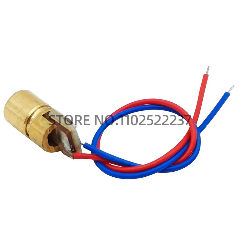 Laser head 650nm 9mm 3V 50mW Laser Cross Diode Module Red Copper Head