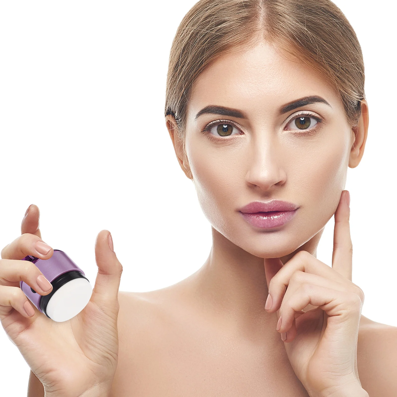 Electric Vibrating Facial Makeup Portable Refillable Blender Sponge Foundation Cream Powder Vibrating Puff