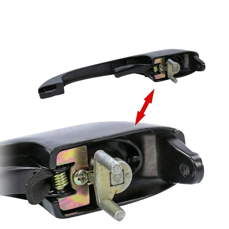 Outside Exterior Door Handle Left or Right with 2 Keys for VW Transporter III Bus T3 1979-1992 251837205