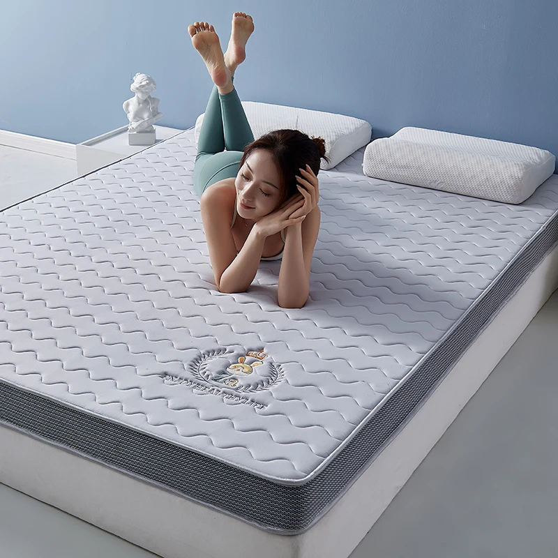 Latex Matras Gestoffeerde Huishoudelijke Tatami Mat Studentenflat Enkele King Size Bed Traagschuim Matras Bed Queen 매트리스