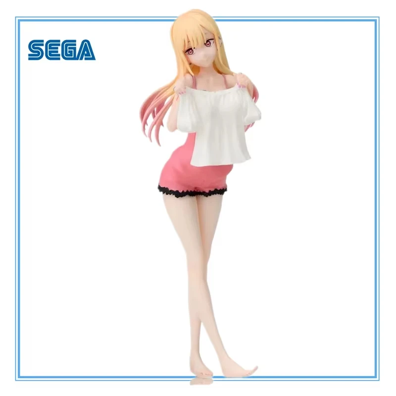 Auf Lager Original SEGA My Dress-Up Darling Kitagawa Marin Luminasta PVC 18cm Anime-Charaktermodell Bildersammlung Spielzeug Geschenke
