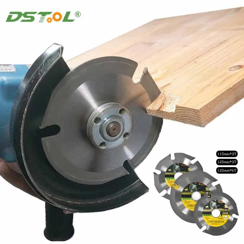 3/6 Teeth 4 Inch Circular Saw Blade Cemented Carbide Tipped Wood Cutting Disc Woodworking Tools Angle Grinder Wheel 115mm 125mm