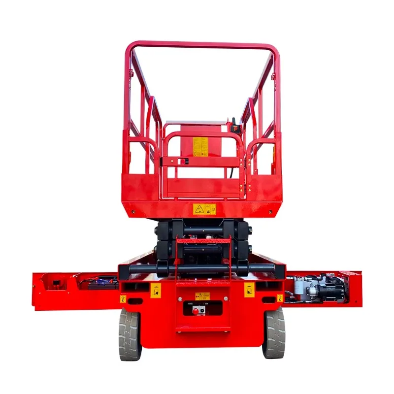 【Industrial】Self-propelled Mobile Scissor Aerial Work Platforms Ranging From 4m-16m Can Use Lead-acid Batteries,with Heights Of