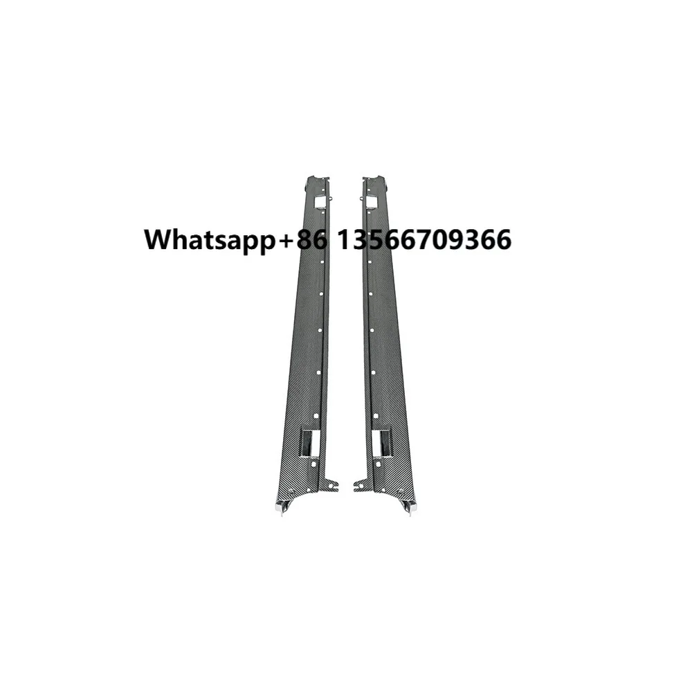 

High Quality Dry Carbon Fiber Side Skirts for 24-UP Porsche Panamera 976SD Side Plates Body Kit Auto Parts