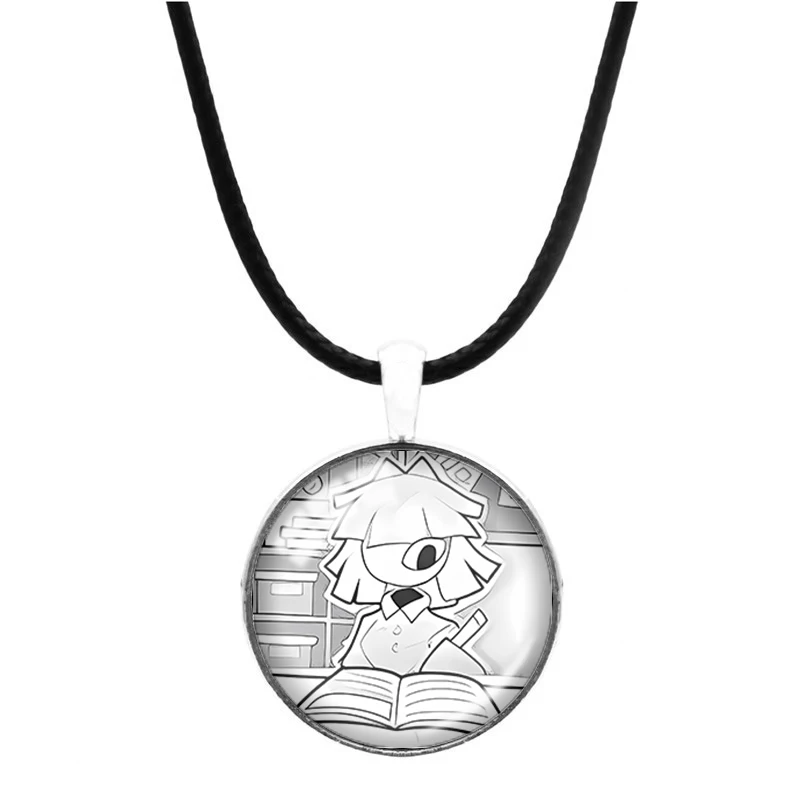 Fundamental Paper Education Anime Necklace Miss Circle Fashion Jewelry Necklace Cartoon Cute Neck Accessories Charm Pendant Gift