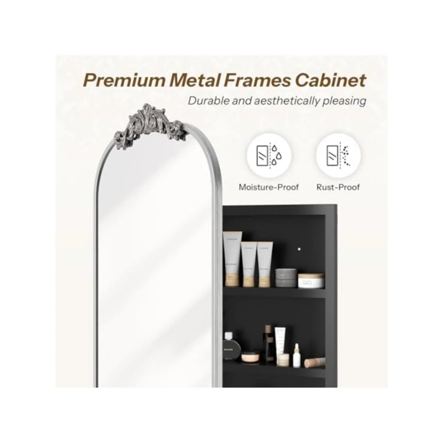 24x35인치 빈티지 욕실 약장 거울 수납장 실버 | - Bathroom Cabinet Mirror 리뷰 및 가격
