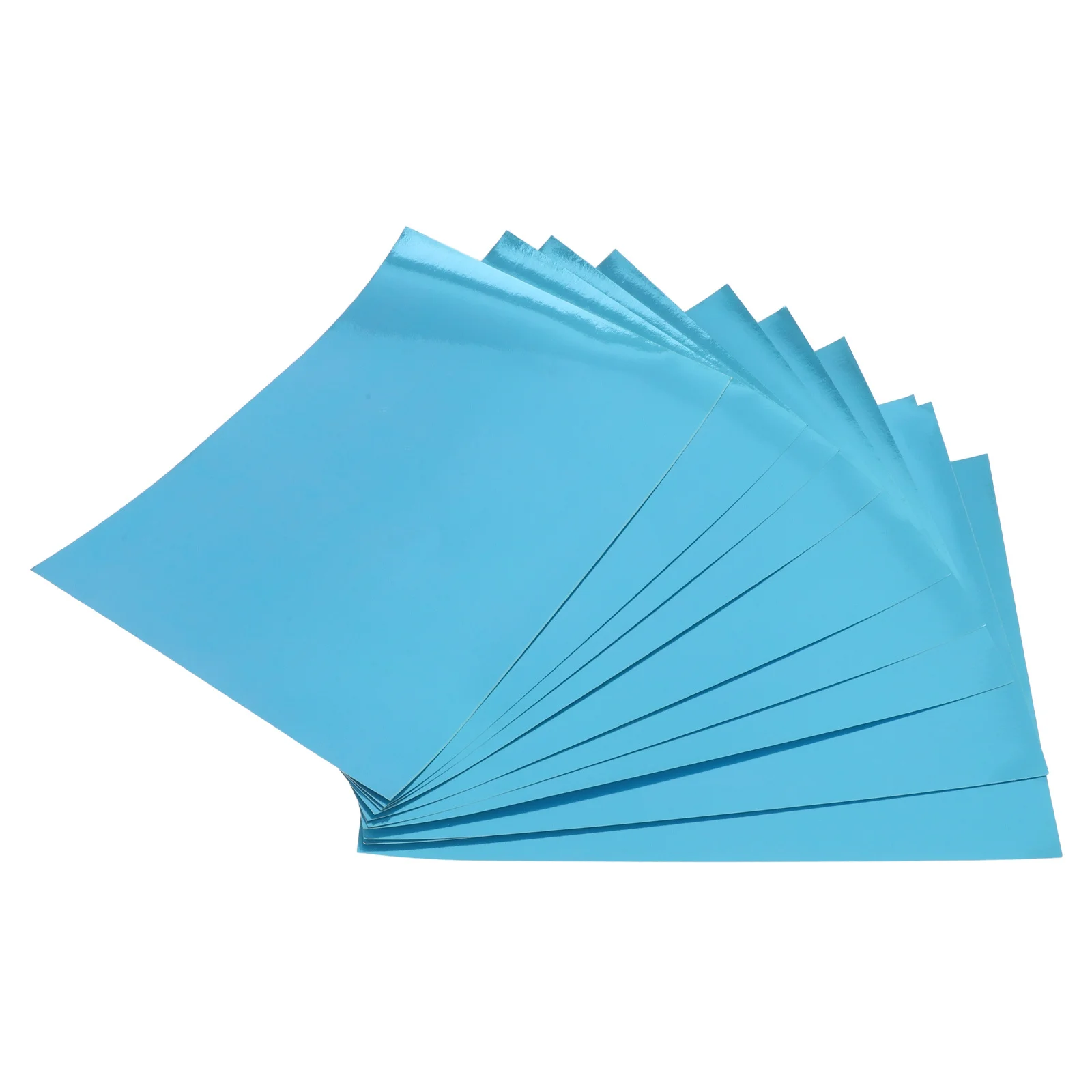 10 Sheets Metallic Mirror Finish A4 Cardstock for DIY Kids Crafts Scrapbooking Shiny Paper Invitations Decorative