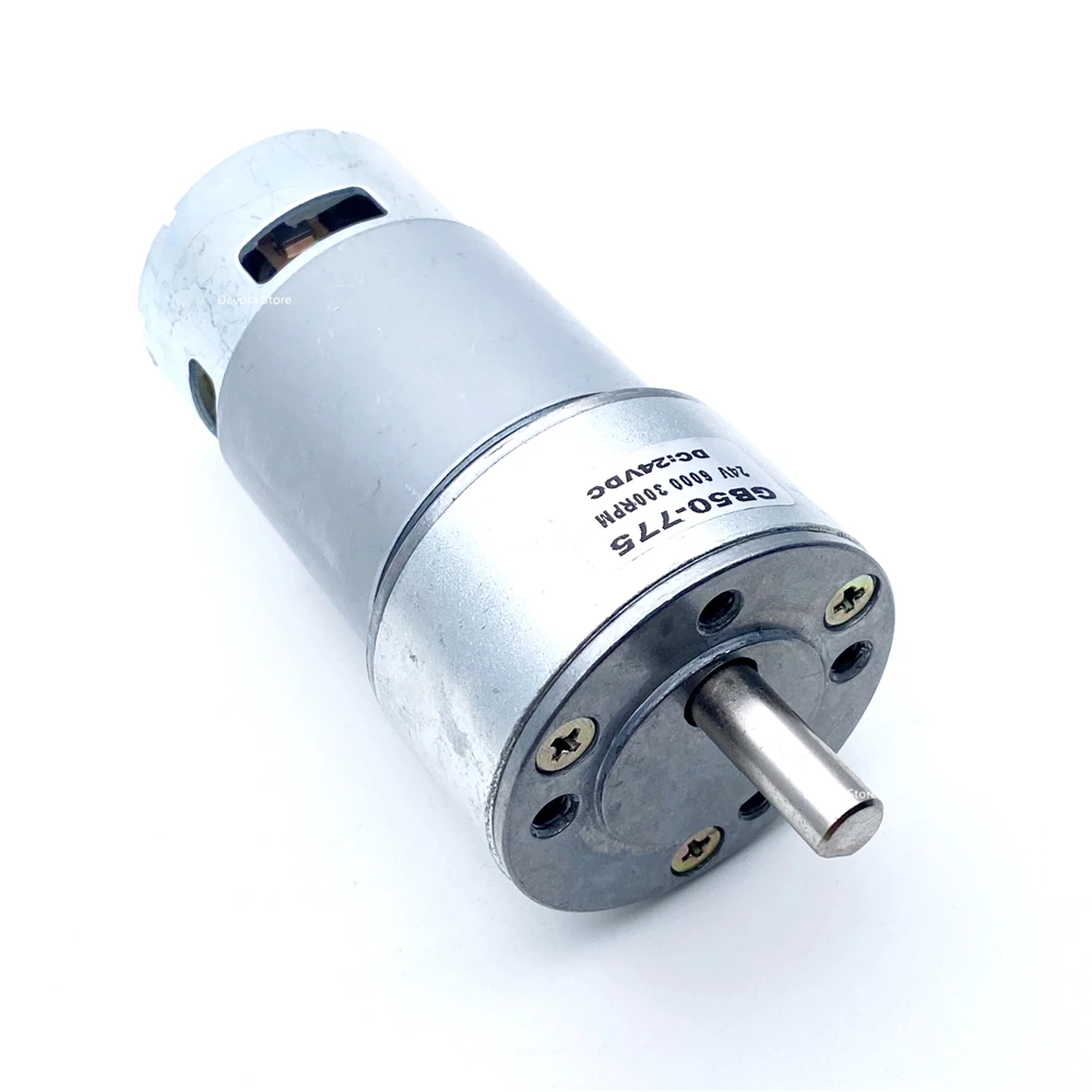 GB50-775 DC Gear Motor DIY 6V 12V 24V Model Machine All-metal Gear Super Cost Performance GOOD MOTOT