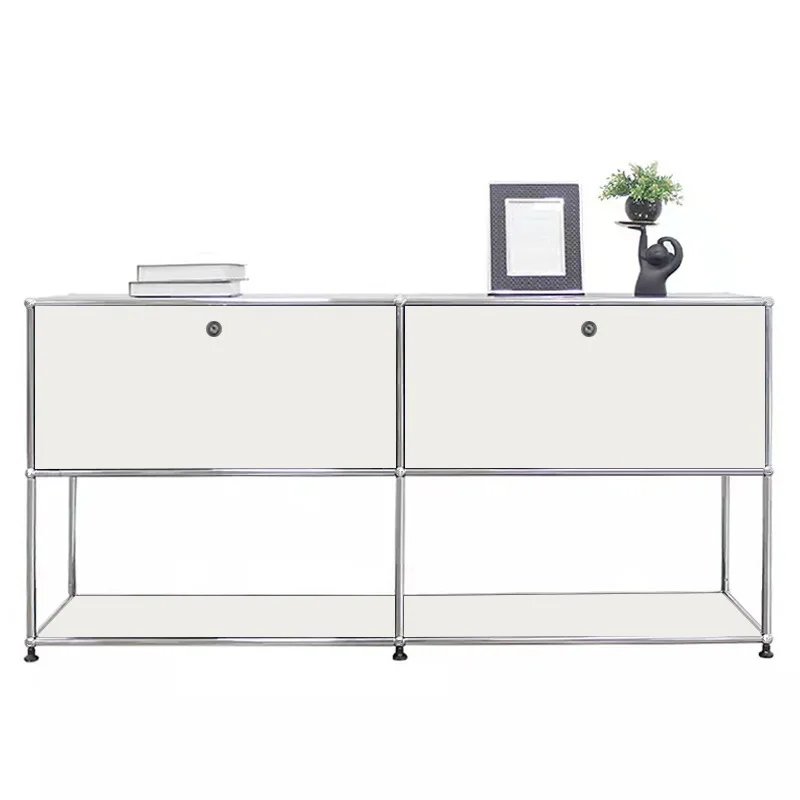 yjq medieval module combination dining side TV table bedside table storage cabinet