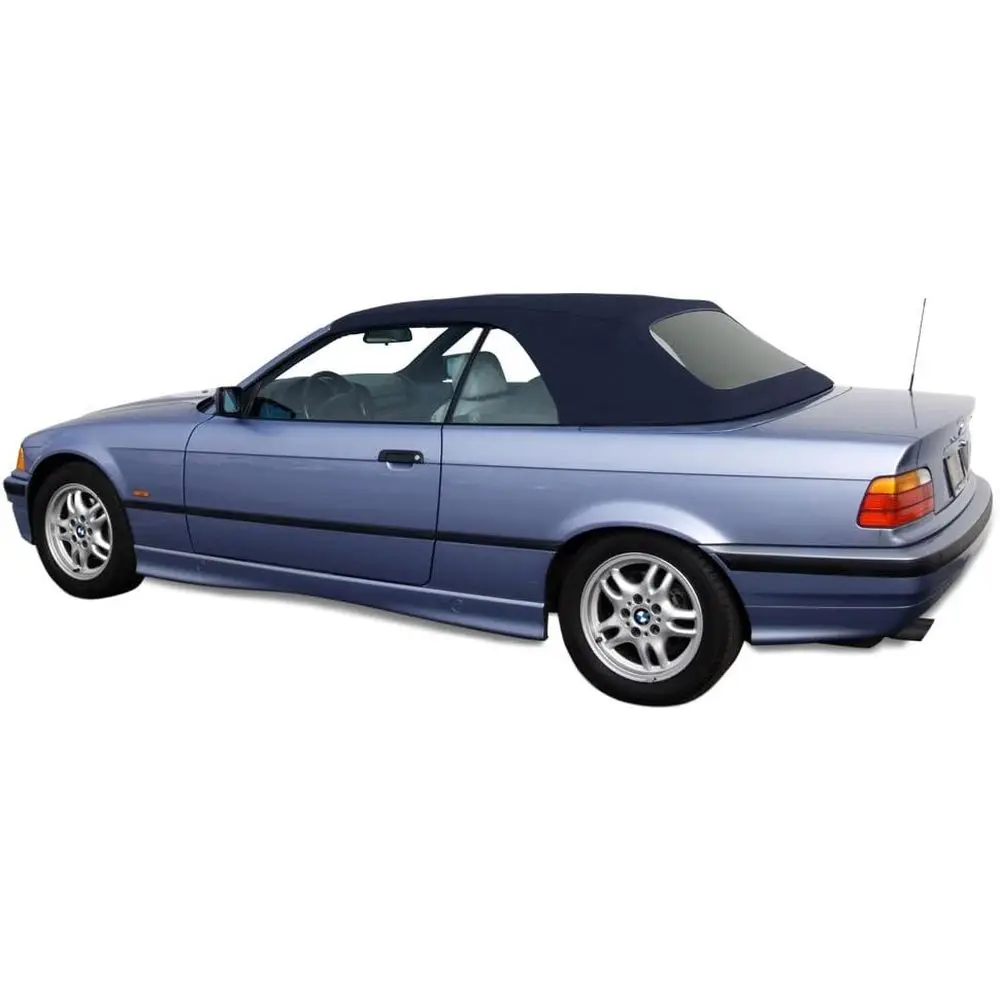 

Автомобильный тент-капот (крыша) для BMW 3 серии 1994-1999 годов - синий, из ткани/холста, с пластиковым окном - замена тента-капота
