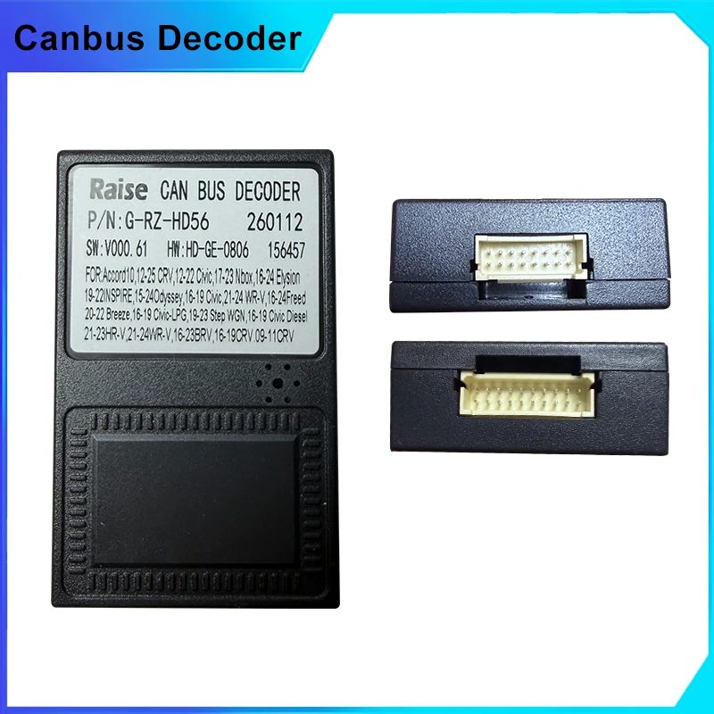 Image 4: Câble adaptateur multimédia Android 16 broches avec décodeur CAN Bus pour autoradio Android, compatible Honda CRV CR-V 2012-2016