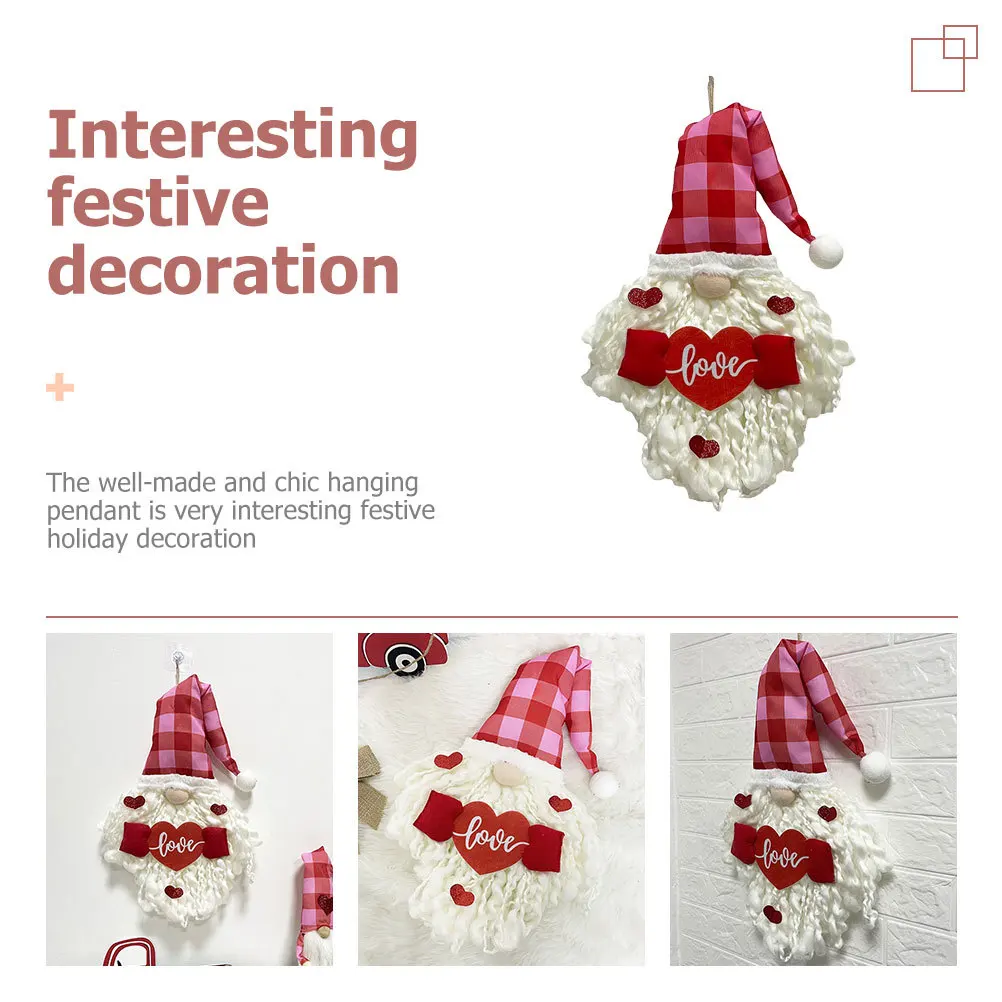 

Valentine's Day Hanging Gnome Pendant Romantic Home Festival Party Decor Decorative Ornament Valentine's Day Decoration