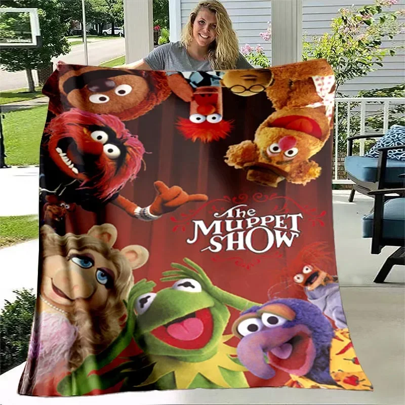 The Muppet Christmas Carol Blanket Vacation Santa Plush Warm UltraSoft FlannelFleece Throw Blanket For Sofa Bedspread Cover Gift